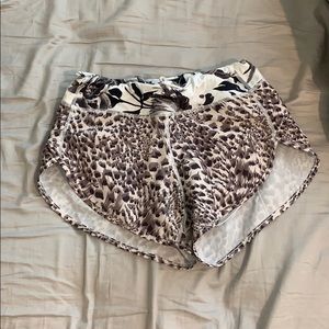 Lululemon cheetahs print/floral shorts